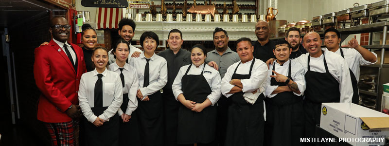 Above & Beyond Catering's Holiday Event Team